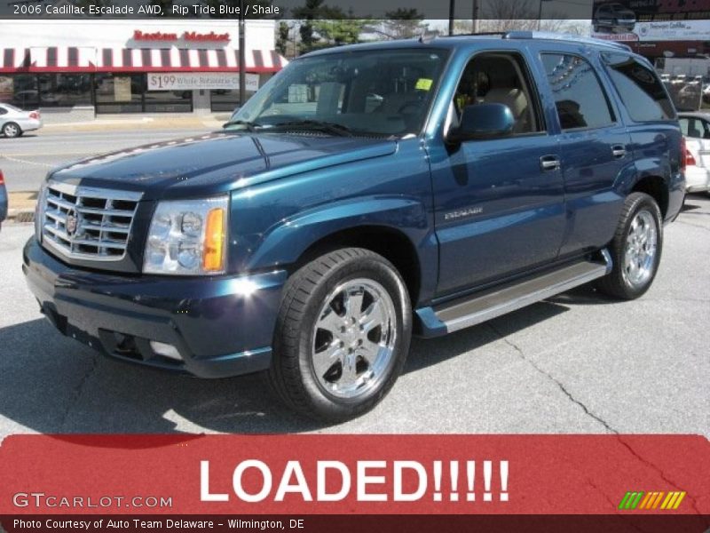 Rip Tide Blue / Shale 2006 Cadillac Escalade AWD