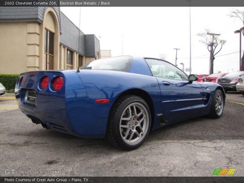 Electron Blue Metallic / Black 2003 Chevrolet Corvette Z06