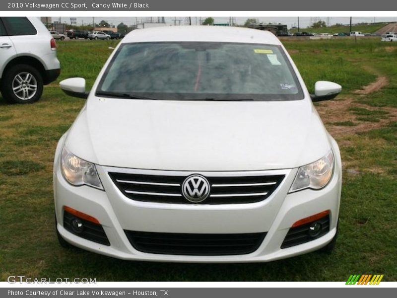 Candy White / Black 2010 Volkswagen CC Sport