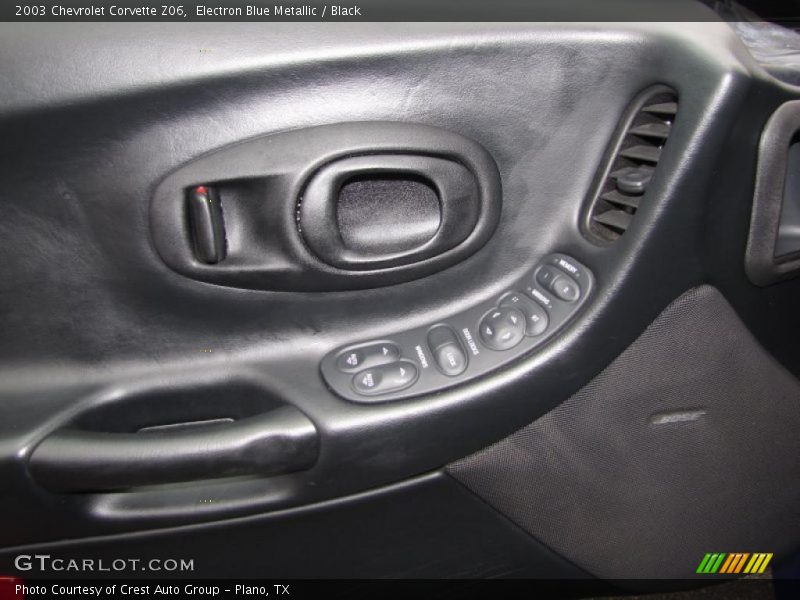 Electron Blue Metallic / Black 2003 Chevrolet Corvette Z06