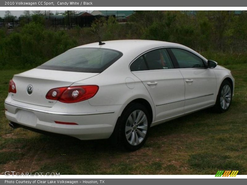 Candy White / Black 2010 Volkswagen CC Sport