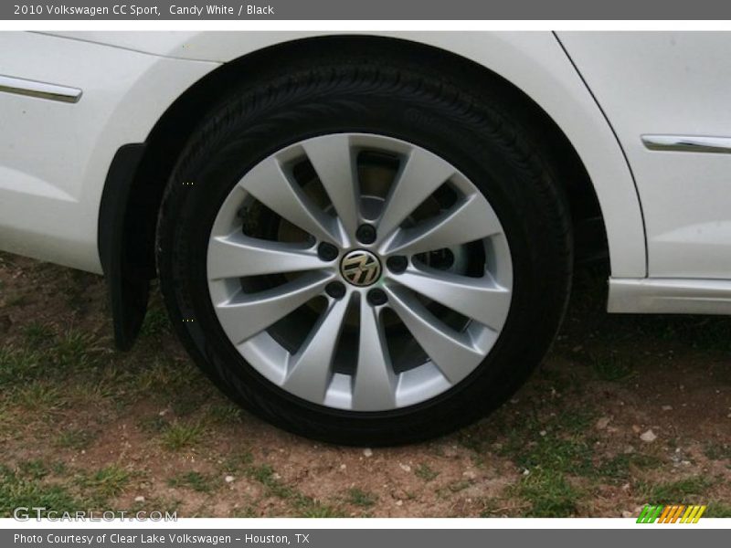 Candy White / Black 2010 Volkswagen CC Sport