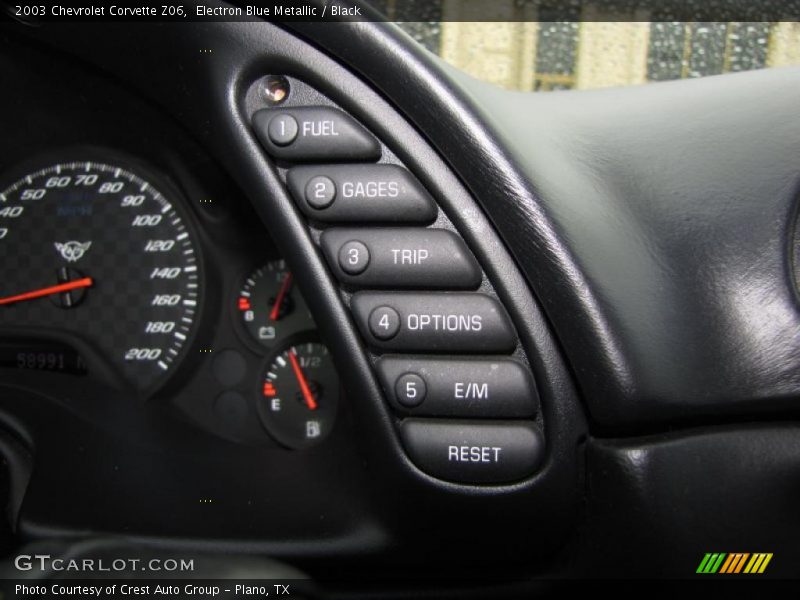 Electron Blue Metallic / Black 2003 Chevrolet Corvette Z06