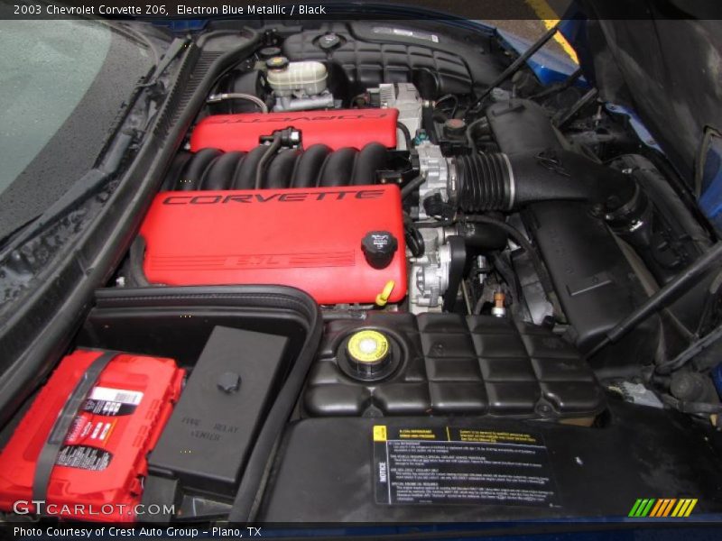 Electron Blue Metallic / Black 2003 Chevrolet Corvette Z06