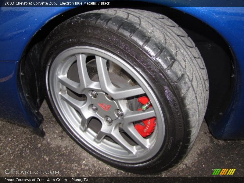 Electron Blue Metallic / Black 2003 Chevrolet Corvette Z06