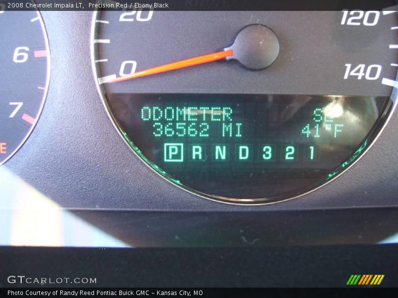 Precision Red / Ebony Black 2008 Chevrolet Impala LT