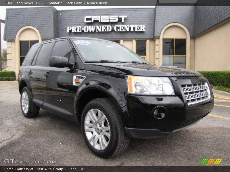 Santorini Black Pearl / Alpaca Beige 2008 Land Rover LR2 SE