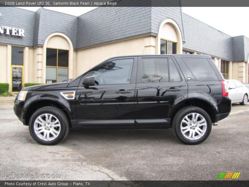 Santorini Black Pearl / Alpaca Beige 2008 Land Rover LR2 SE