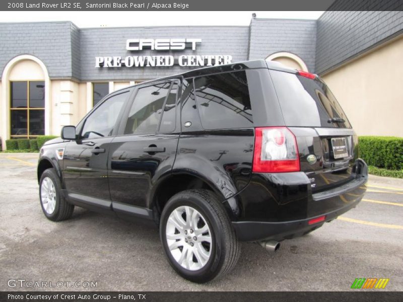 Santorini Black Pearl / Alpaca Beige 2008 Land Rover LR2 SE