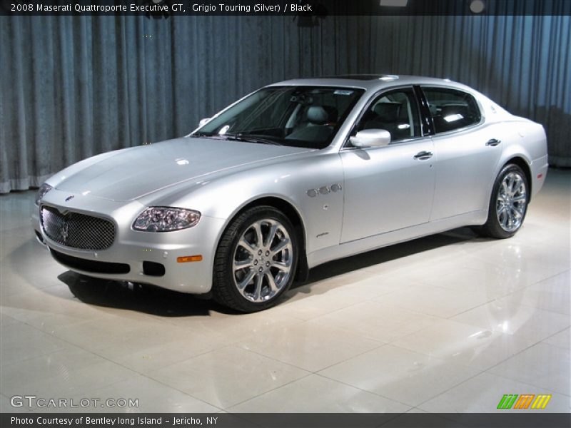 Grigio Touring (Silver) / Black 2008 Maserati Quattroporte Executive GT