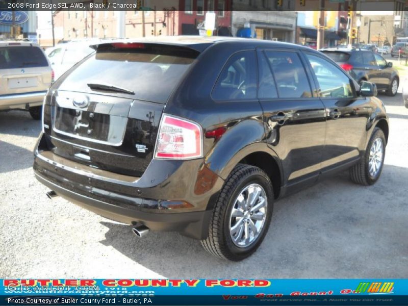 Black / Charcoal 2008 Ford Edge SEL AWD