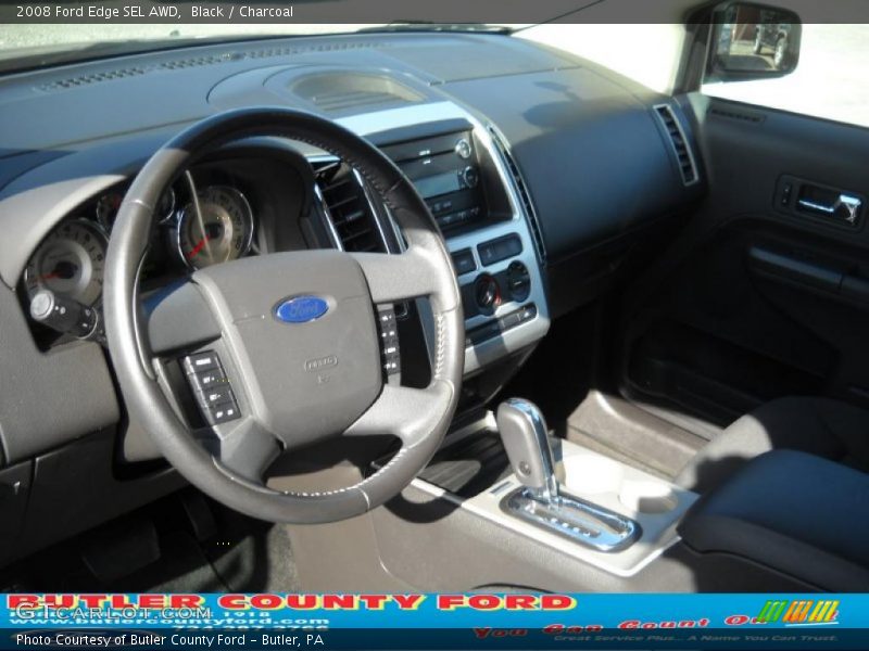 Black / Charcoal 2008 Ford Edge SEL AWD