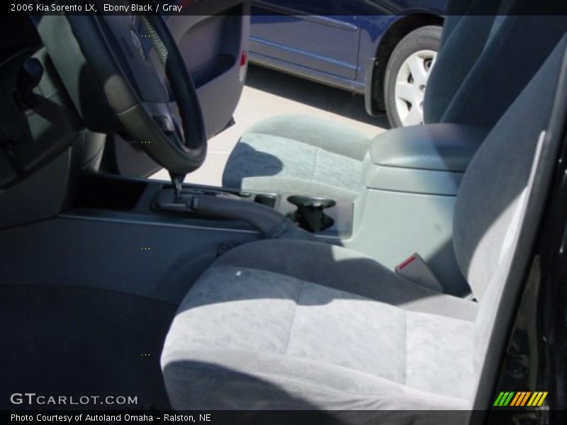 Ebony Black / Gray 2006 Kia Sorento LX