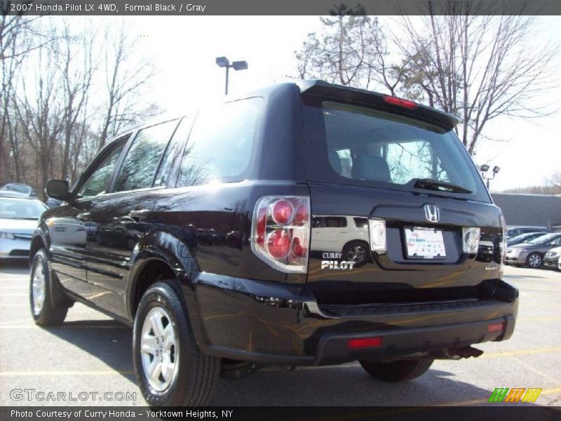 Formal Black / Gray 2007 Honda Pilot LX 4WD