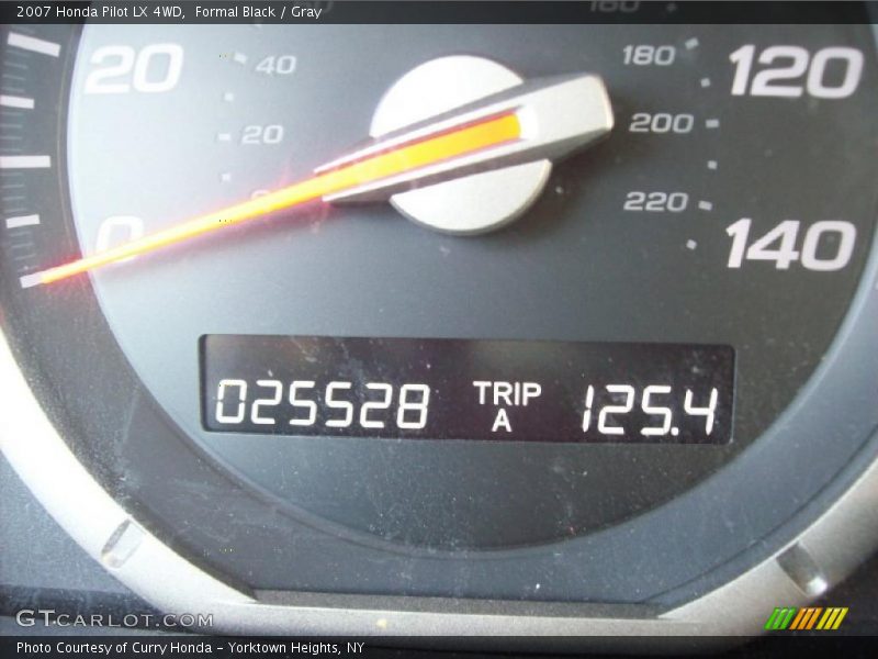 Formal Black / Gray 2007 Honda Pilot LX 4WD