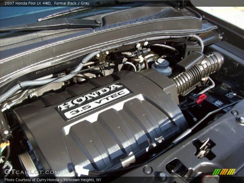 Formal Black / Gray 2007 Honda Pilot LX 4WD