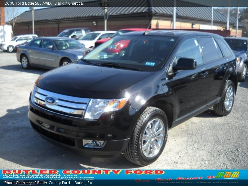 Black / Charcoal 2008 Ford Edge SEL AWD
