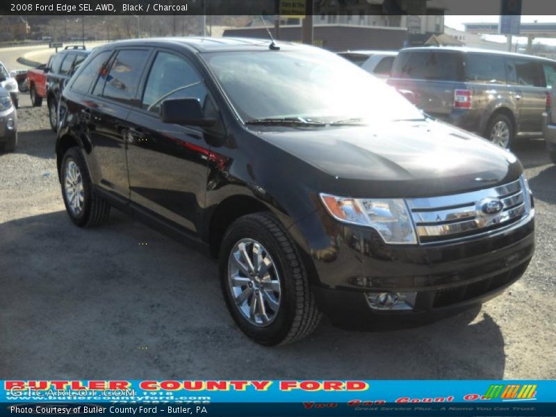 Black / Charcoal 2008 Ford Edge SEL AWD