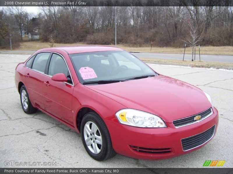 Precision Red / Gray 2008 Chevrolet Impala LS