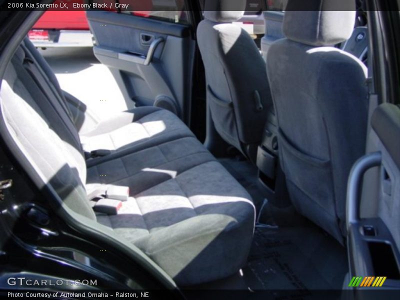 Ebony Black / Gray 2006 Kia Sorento LX