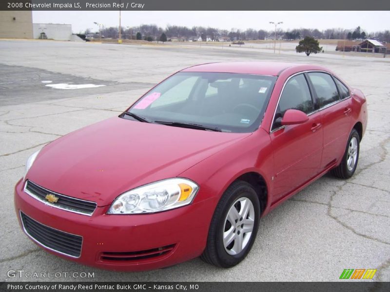 Precision Red / Gray 2008 Chevrolet Impala LS
