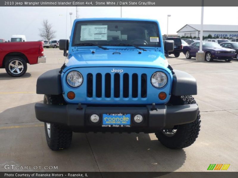 Stone White / Dark Slate Gray/Blue 2010 Jeep Wrangler Unlimited Islander Edition 4x4