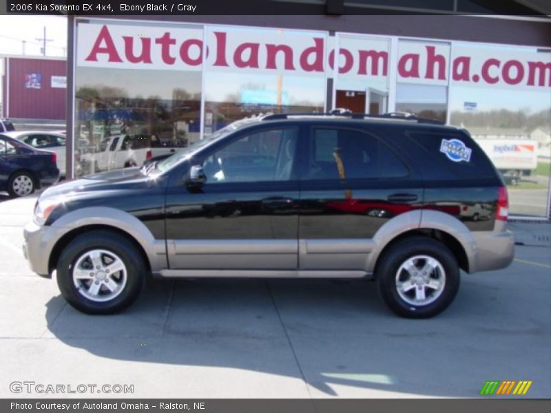 Ebony Black / Gray 2006 Kia Sorento EX 4x4