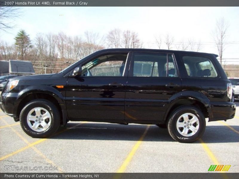 Formal Black / Gray 2007 Honda Pilot LX 4WD