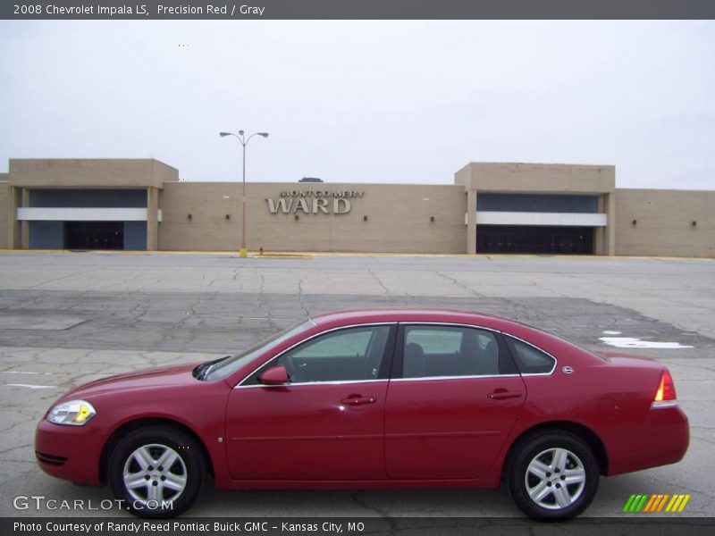 Precision Red / Gray 2008 Chevrolet Impala LS