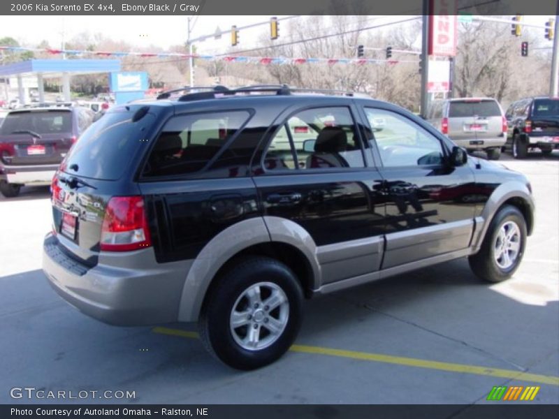 Ebony Black / Gray 2006 Kia Sorento EX 4x4