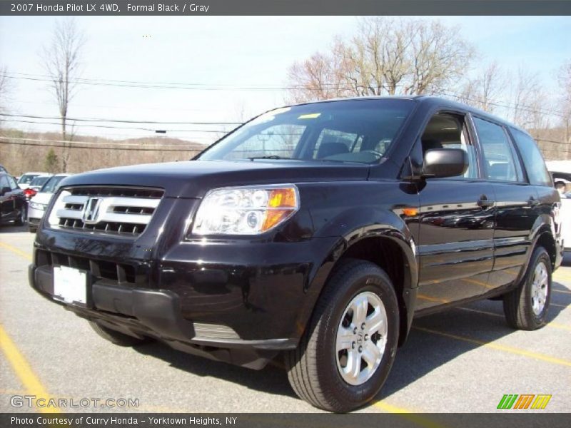 Formal Black / Gray 2007 Honda Pilot LX 4WD