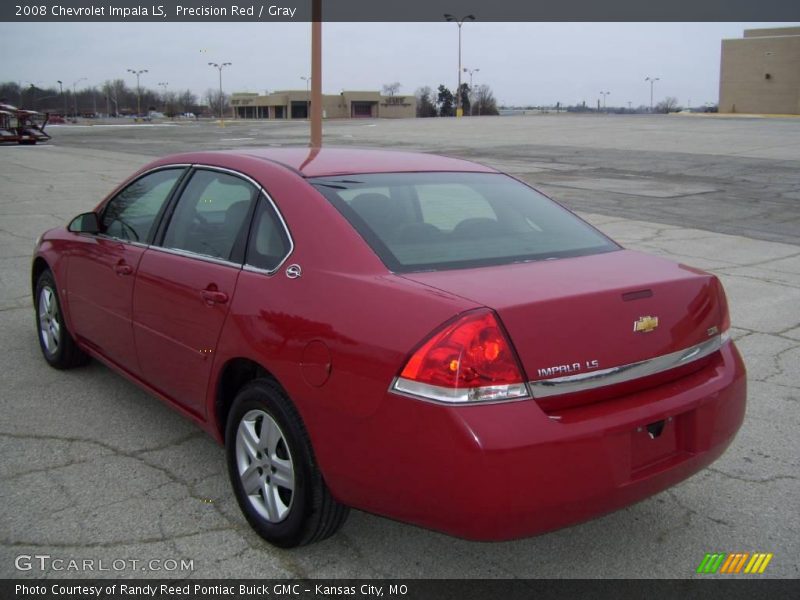 Precision Red / Gray 2008 Chevrolet Impala LS