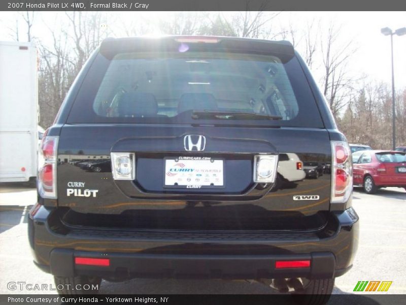 Formal Black / Gray 2007 Honda Pilot LX 4WD
