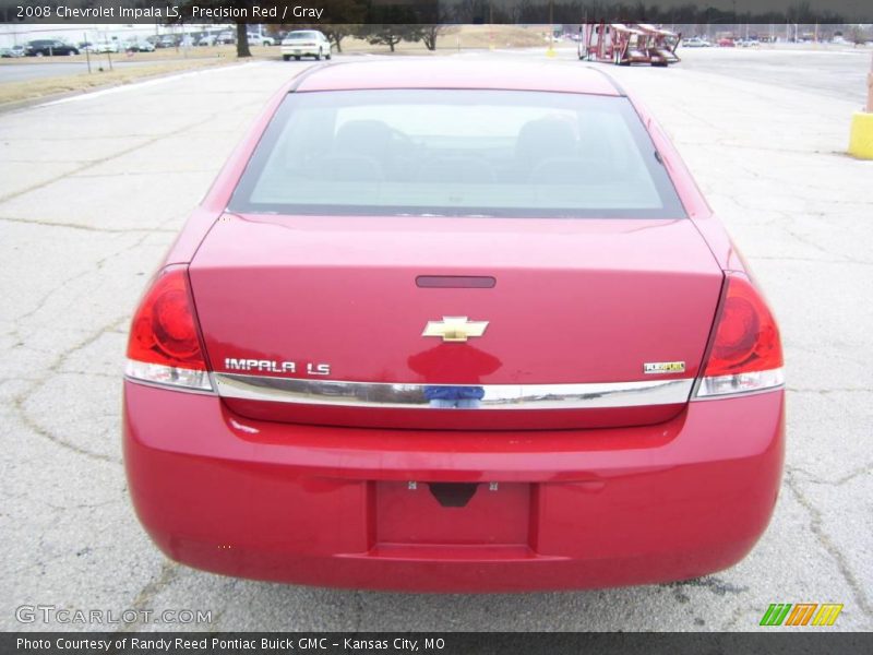 Precision Red / Gray 2008 Chevrolet Impala LS