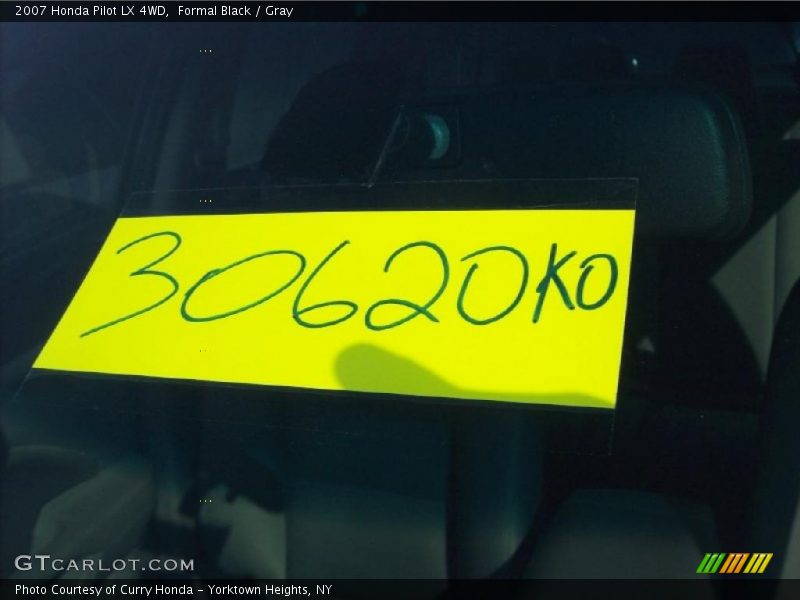 Formal Black / Gray 2007 Honda Pilot LX 4WD