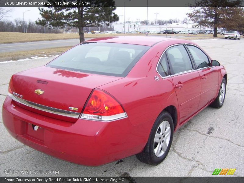 Precision Red / Gray 2008 Chevrolet Impala LS