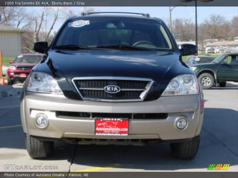 Ebony Black / Gray 2006 Kia Sorento EX 4x4