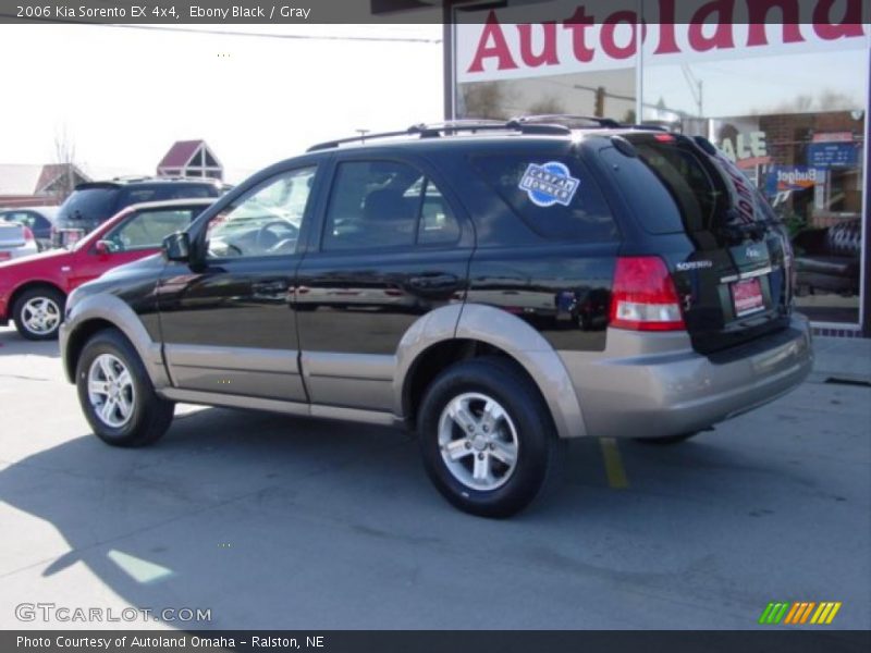 Ebony Black / Gray 2006 Kia Sorento EX 4x4