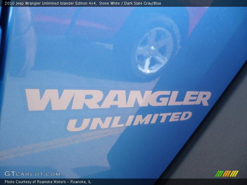 Stone White / Dark Slate Gray/Blue 2010 Jeep Wrangler Unlimited Islander Edition 4x4