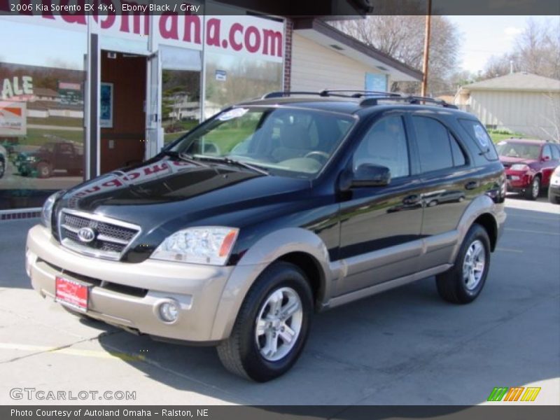 Ebony Black / Gray 2006 Kia Sorento EX 4x4