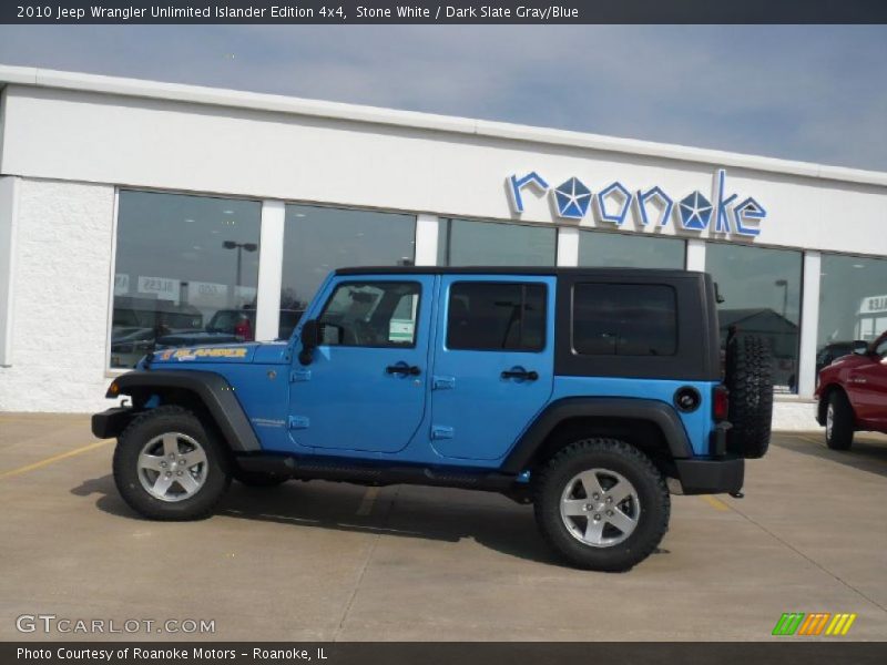 Stone White / Dark Slate Gray/Blue 2010 Jeep Wrangler Unlimited Islander Edition 4x4