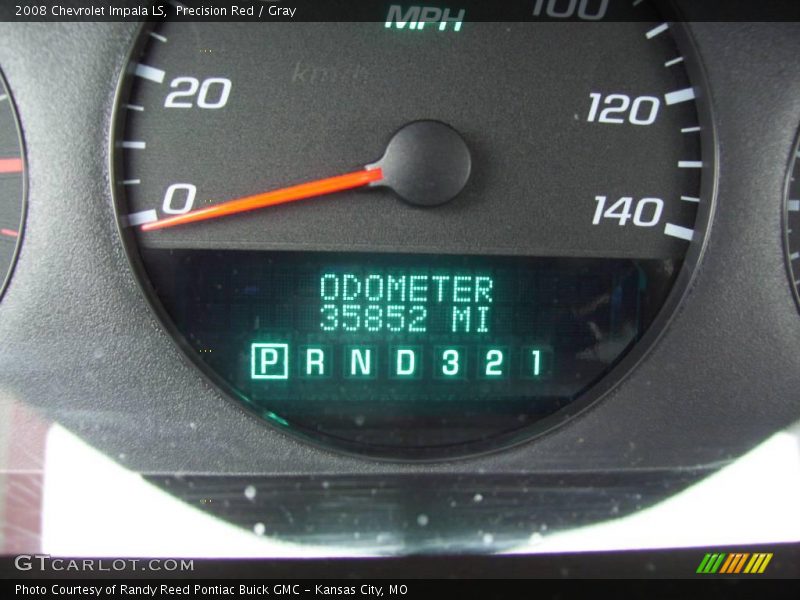 Precision Red / Gray 2008 Chevrolet Impala LS
