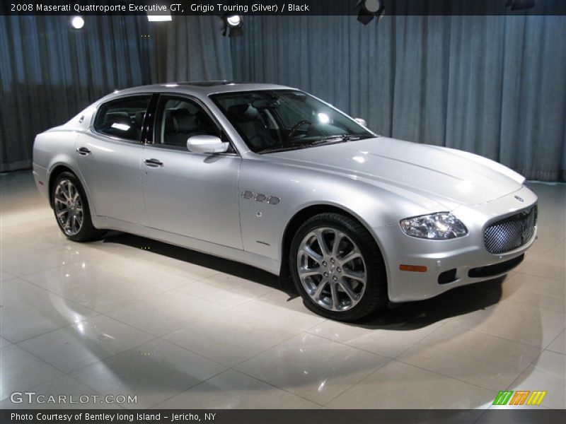 Grigio Touring (Silver) / Black 2008 Maserati Quattroporte Executive GT
