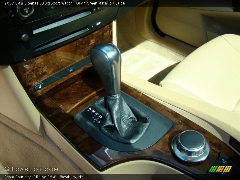 Olivin Green Metallic / Beige 2007 BMW 5 Series 530xi Sport Wagon