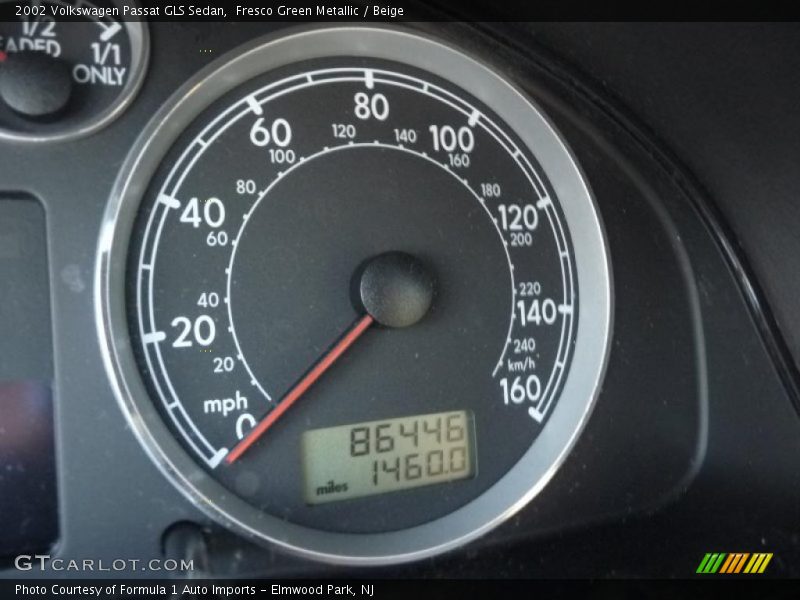 Fresco Green Metallic / Beige 2002 Volkswagen Passat GLS Sedan