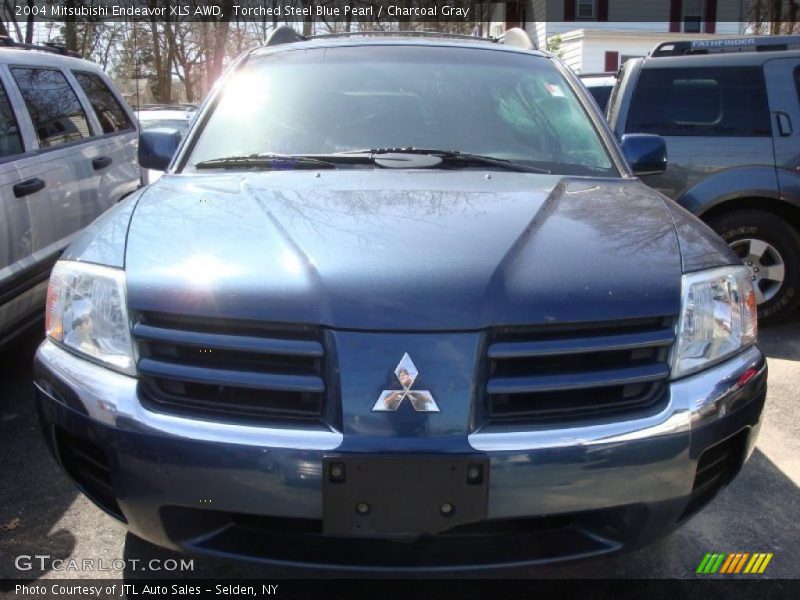 Torched Steel Blue Pearl / Charcoal Gray 2004 Mitsubishi Endeavor XLS AWD