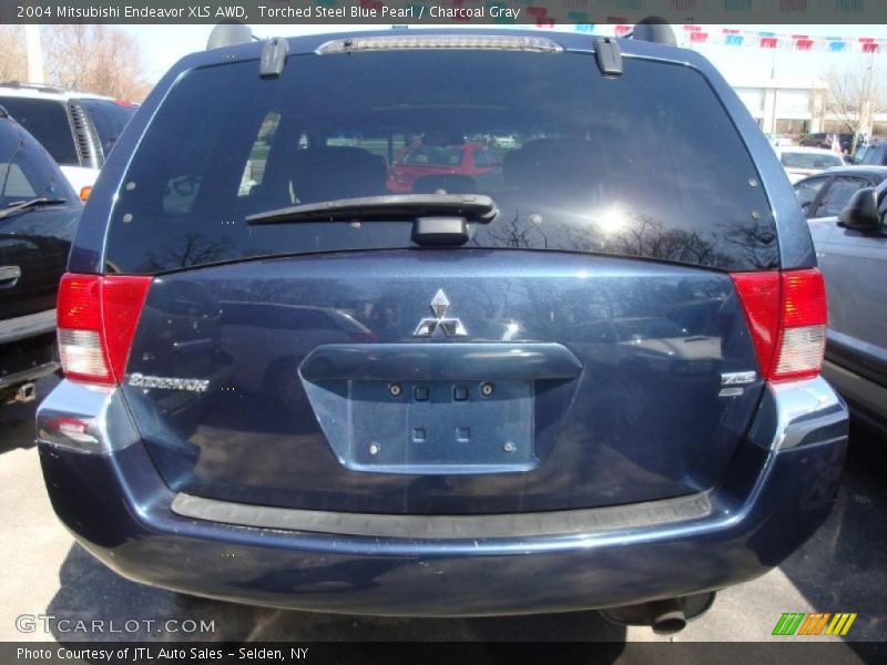 Torched Steel Blue Pearl / Charcoal Gray 2004 Mitsubishi Endeavor XLS AWD