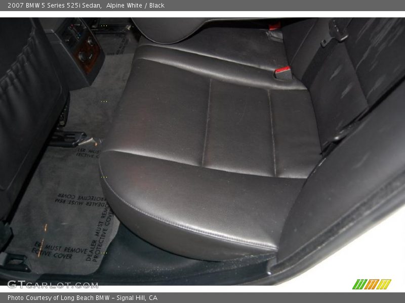 Alpine White / Black 2007 BMW 5 Series 525i Sedan