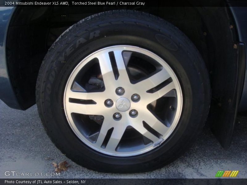 Torched Steel Blue Pearl / Charcoal Gray 2004 Mitsubishi Endeavor XLS AWD