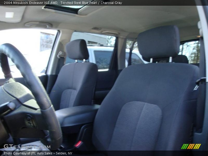 Torched Steel Blue Pearl / Charcoal Gray 2004 Mitsubishi Endeavor XLS AWD